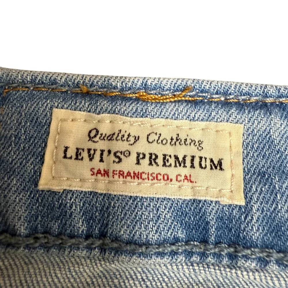 EUC Men's LEVI'S® 512 Big E‎ Premium Slim Tapered Flex Jeans | Size 36 X 30